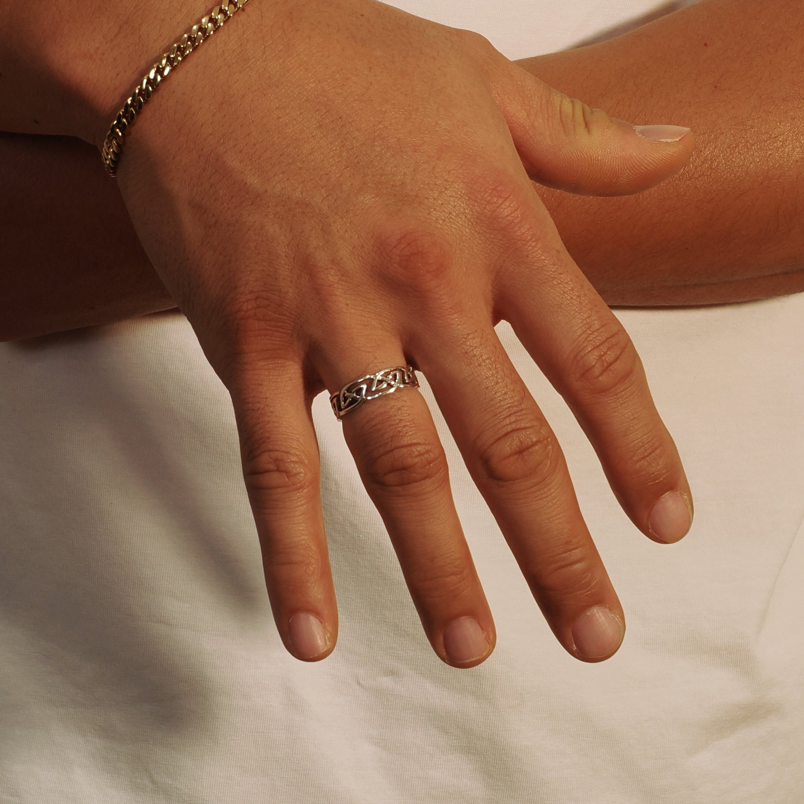 Celtic Band (Silver) - Ring - Men's Jewellery