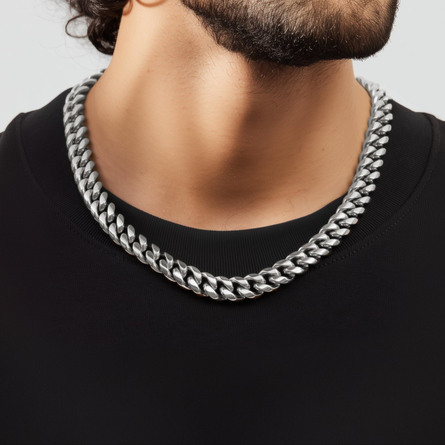 Cuban Chain - 12mm (Silver) - Chain - Men's Jewellery