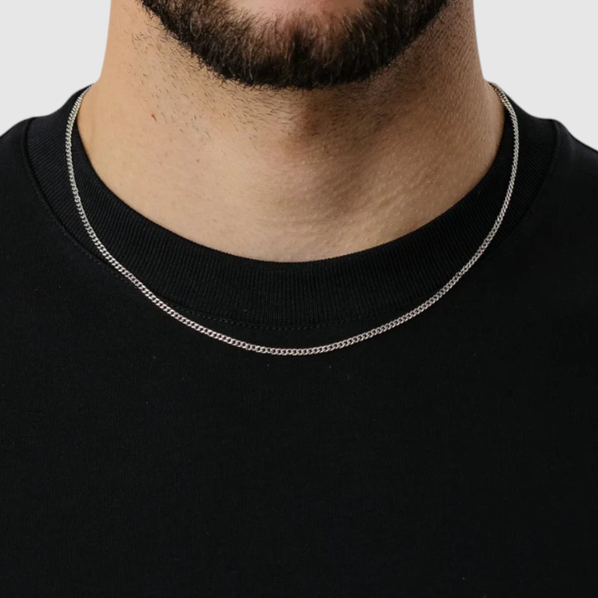 Cuban Chain - 2mm (925 Sterling Silver) - Chain - Men's Jewellery