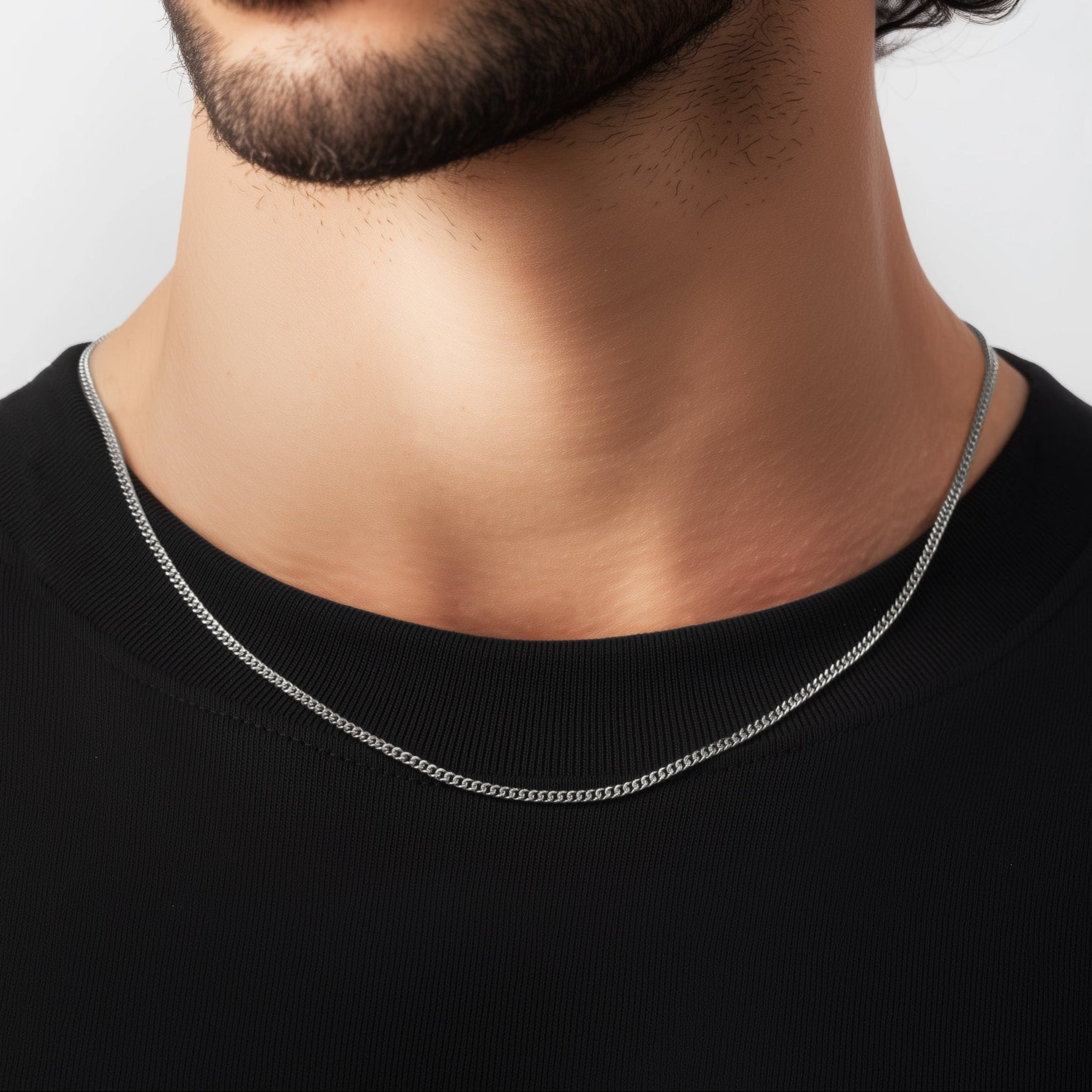 Cuban Chain - 2mm (925 Sterling Silver) - Chain - Men's Jewellery