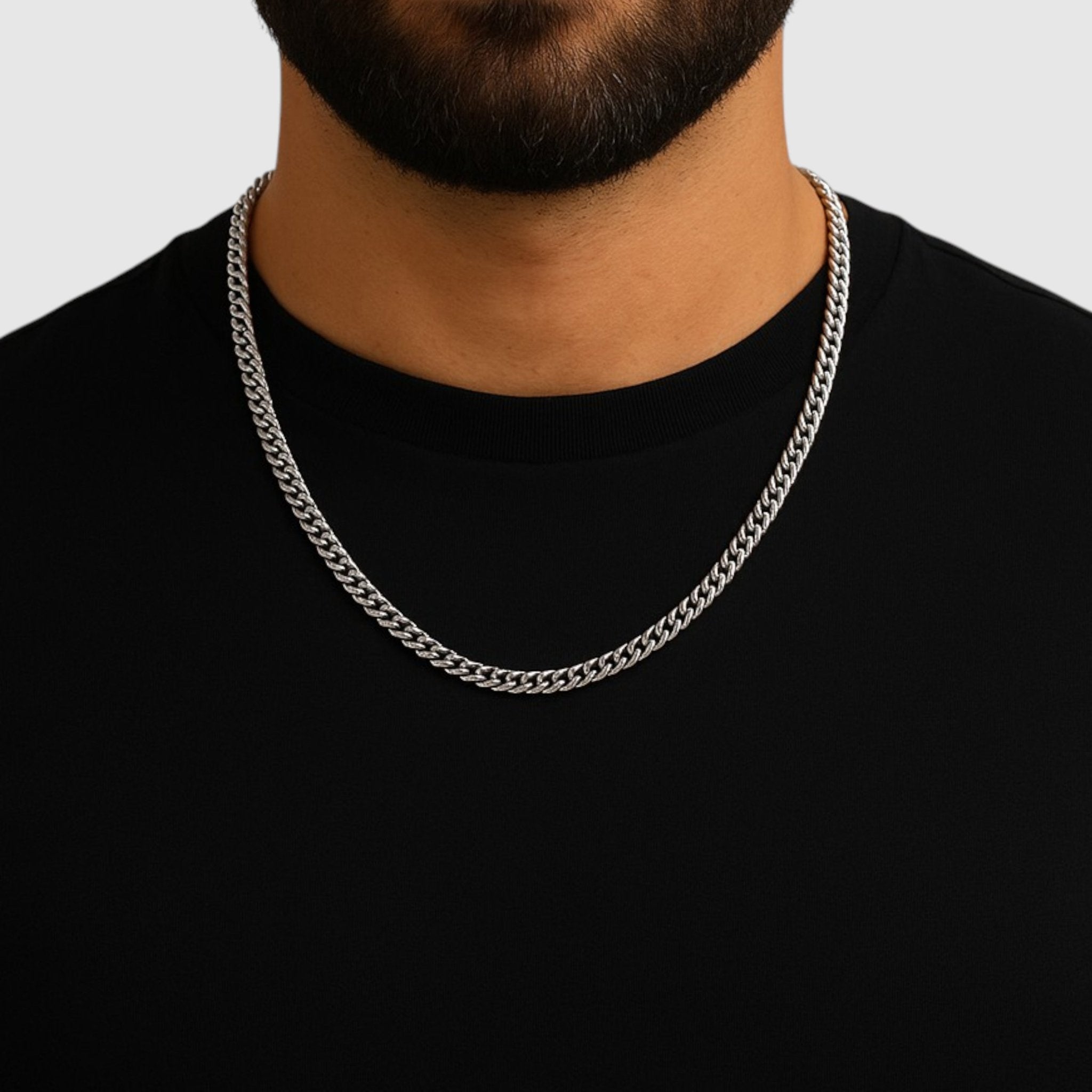 Cuban Chain - 6mm (Silver) - Chain - Men's Jewellery