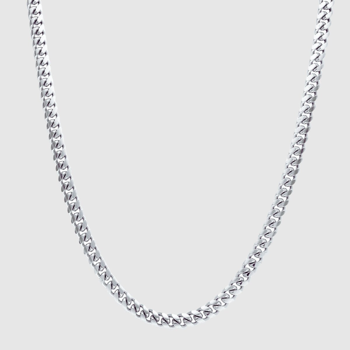 Cuban Chain - 6mm (Silver) - Chain - Men's Jewellery