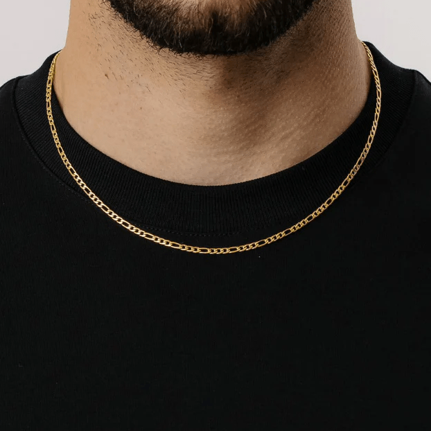 Figaro Chain - 3mm (Gold) - Chain - Men's Jewellery
