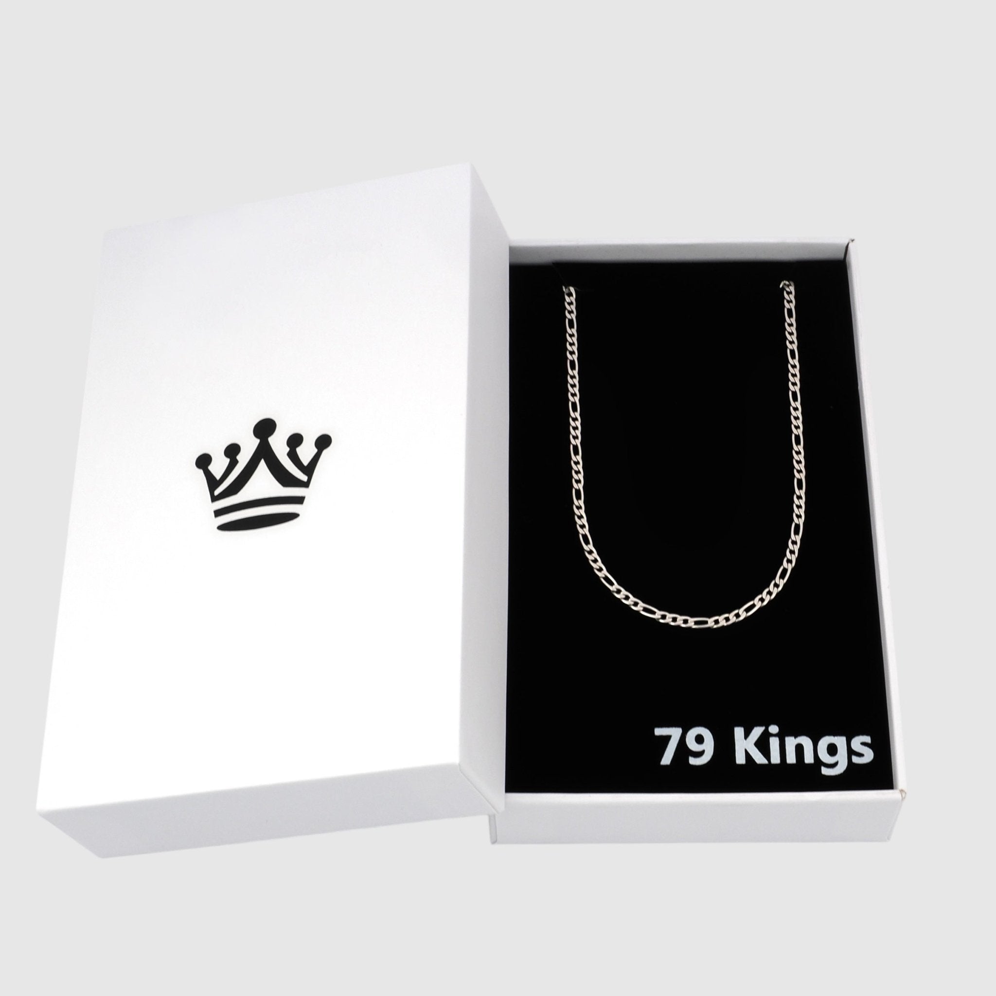 Figaro Chain - 3mm (Silver) - Chain - Men's Jewellery