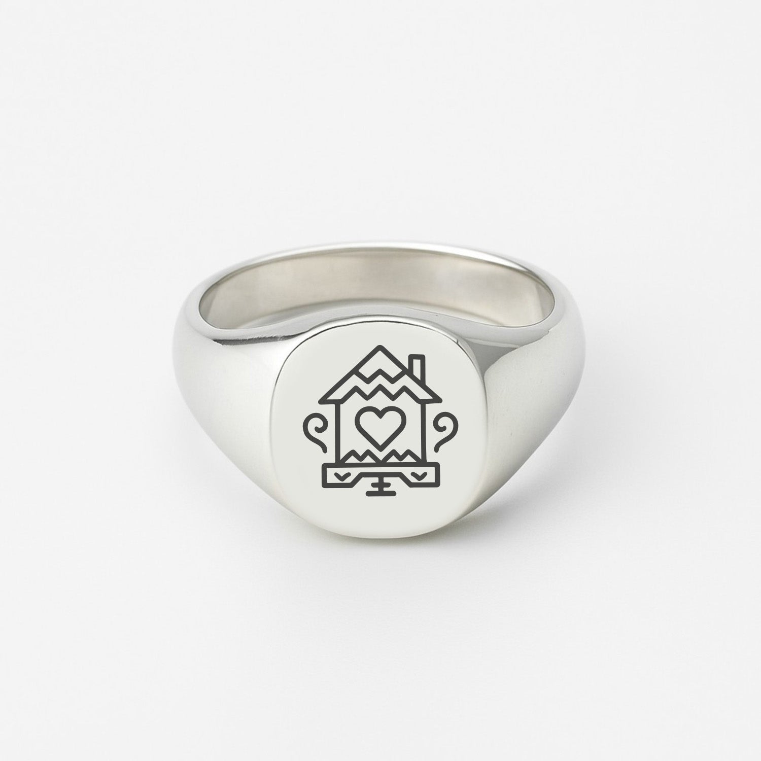 Key to the Realm Signet Ring (925 Sterling Silver) - Ring - Men's Jewellery