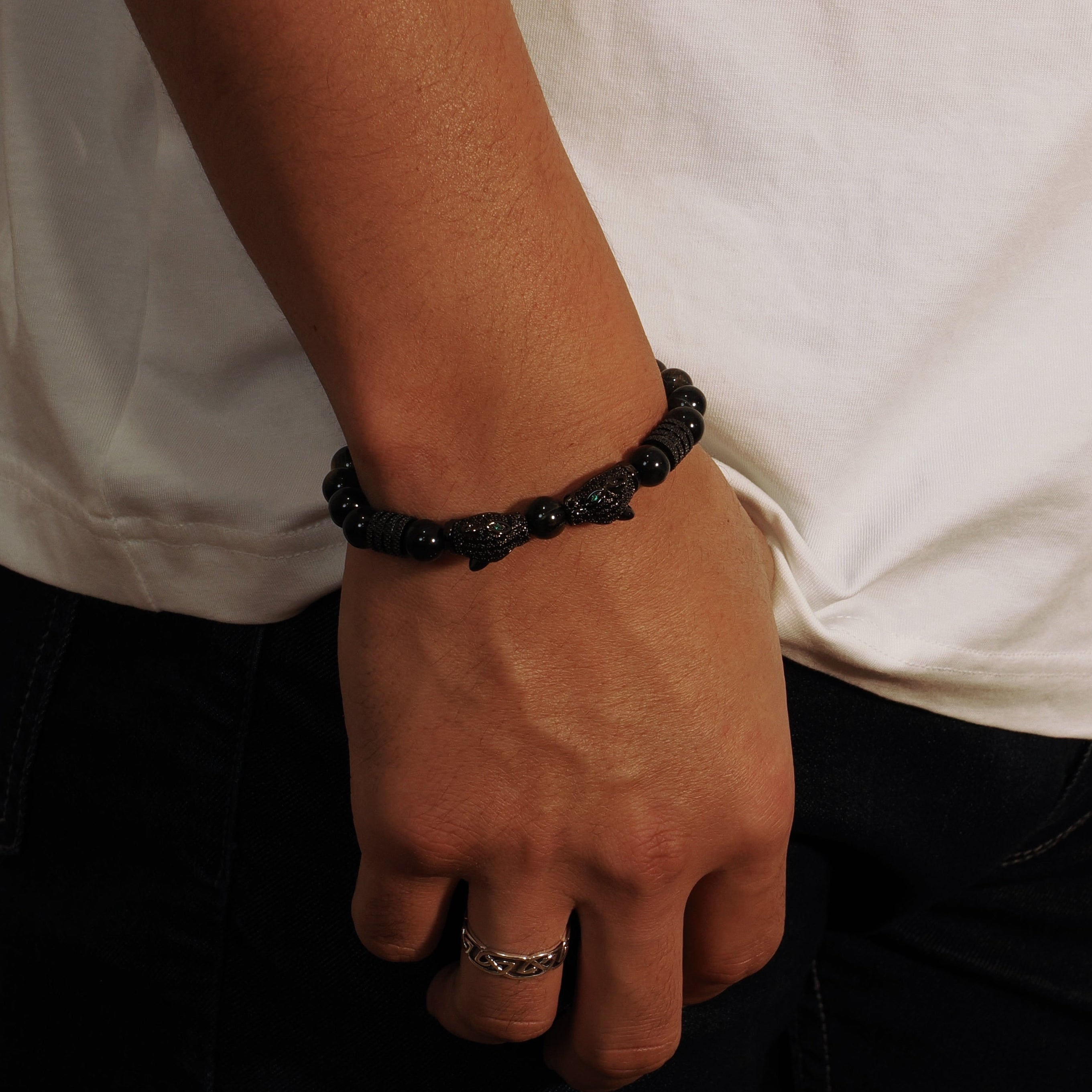 Midnight Panther Bracelet - Bracelet - Men's Jewellery