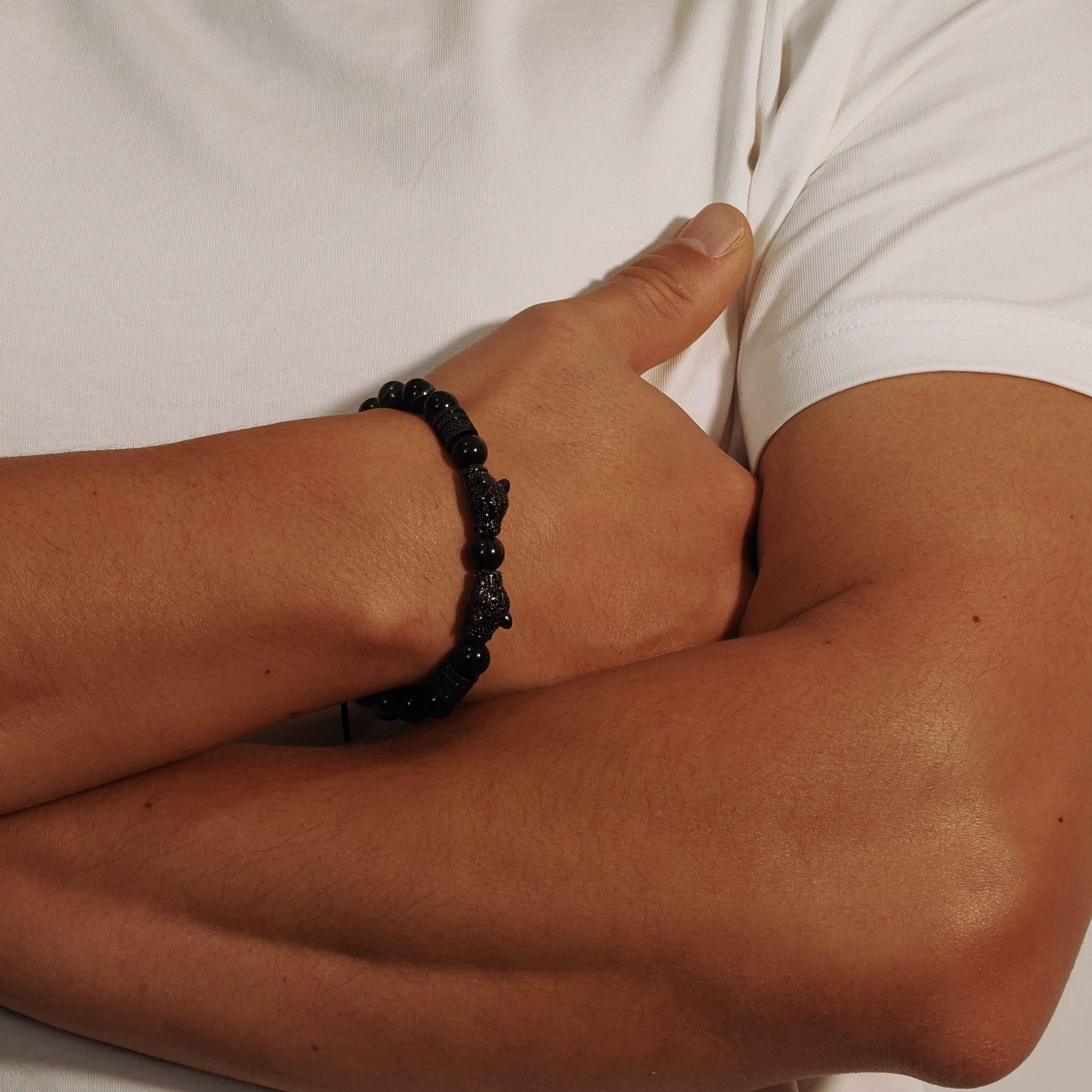 Midnight Panther Bracelet - Bracelet - Men's Jewellery