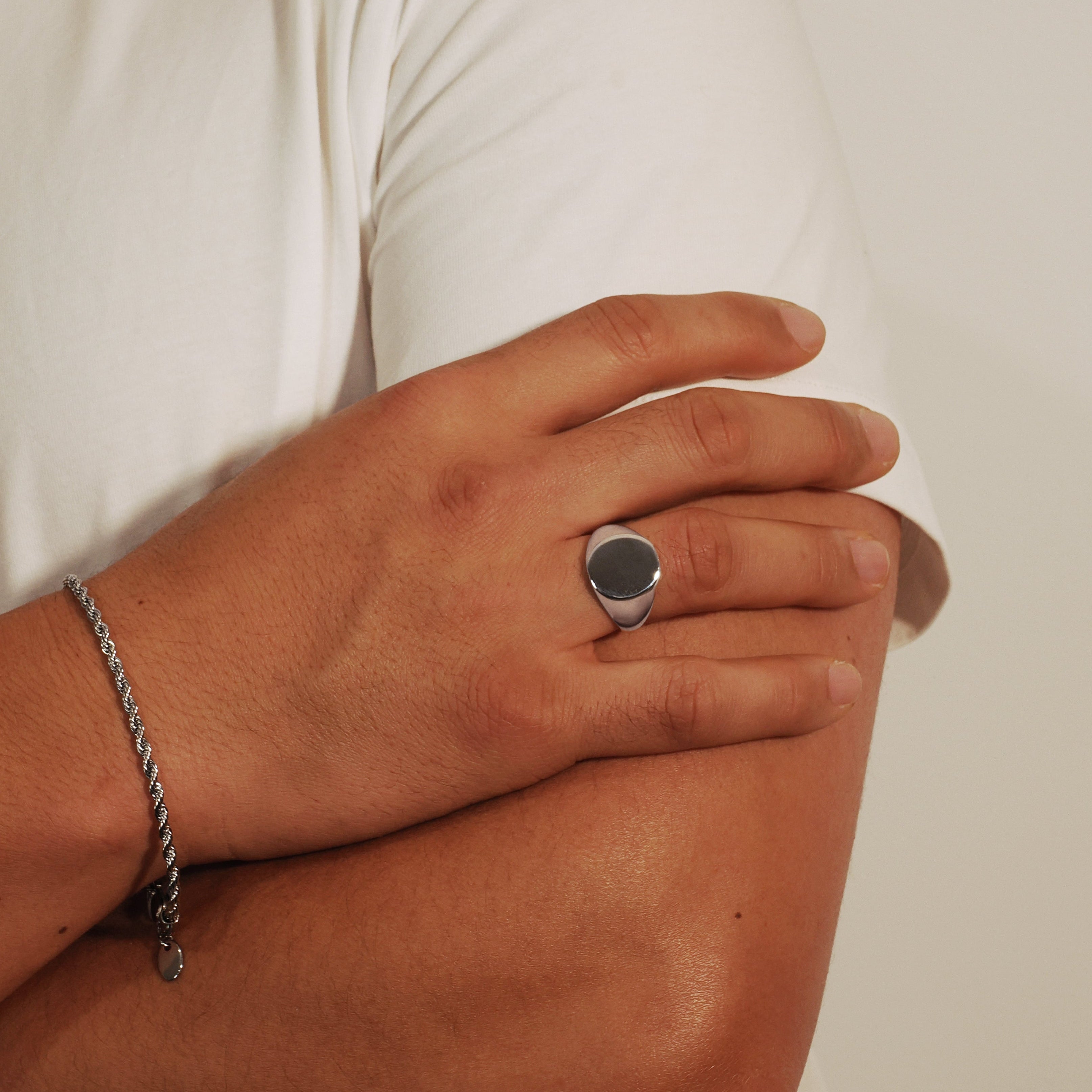 Silver Signet Ring (925 Sterling Silver) - Ring - Men's Jewellery