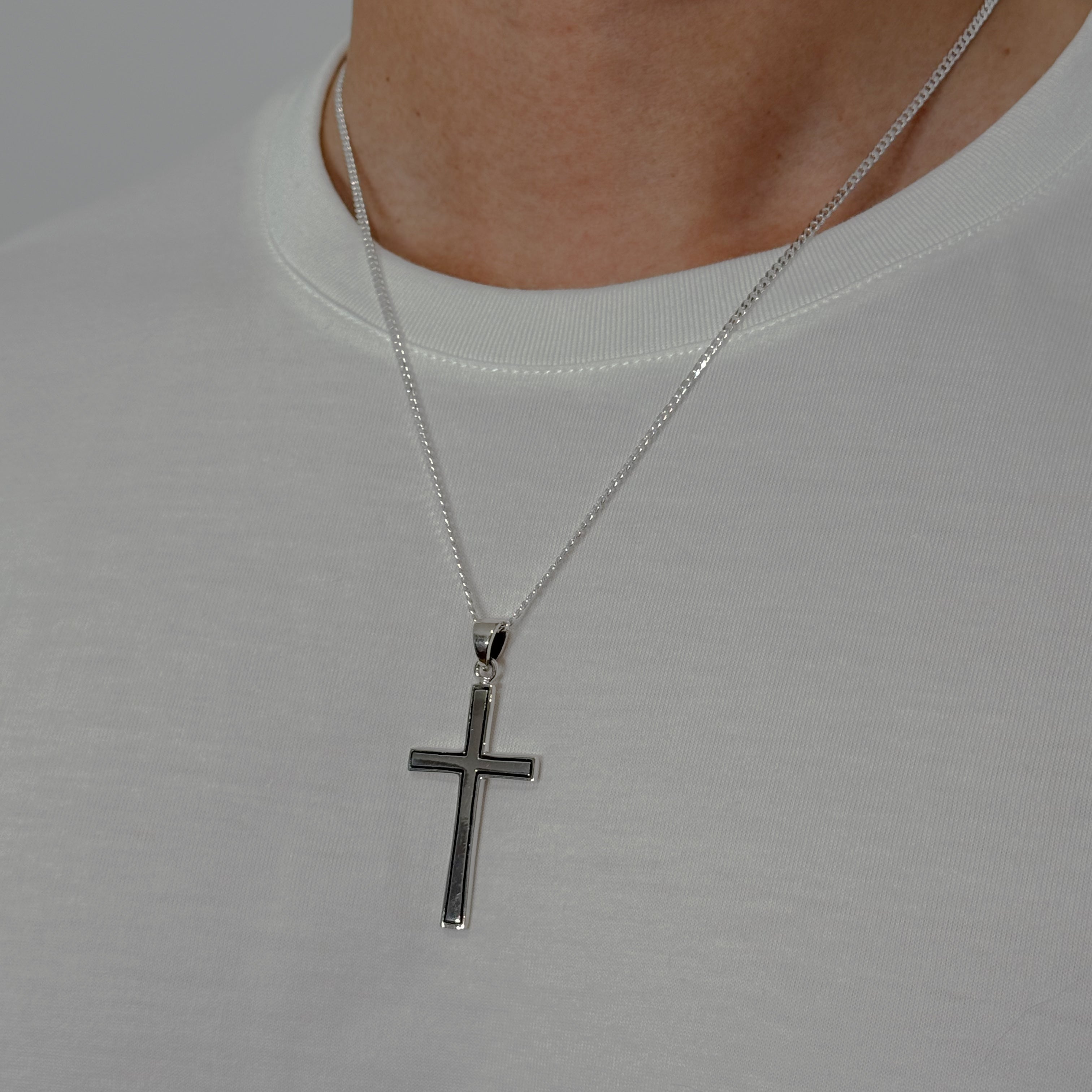 Templar Cross Pendant (925 Sterling Silver) – Oxidized Cross Pendant