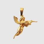 Angel (Gold) - Pendant - Men's Jewellery