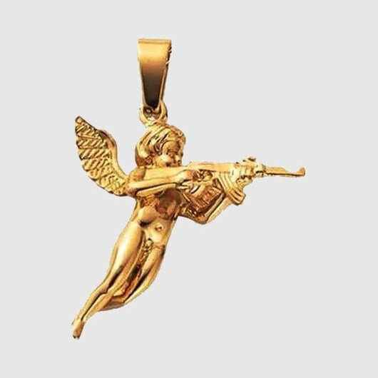Angel (Gold) - Pendant - Men's Jewellery