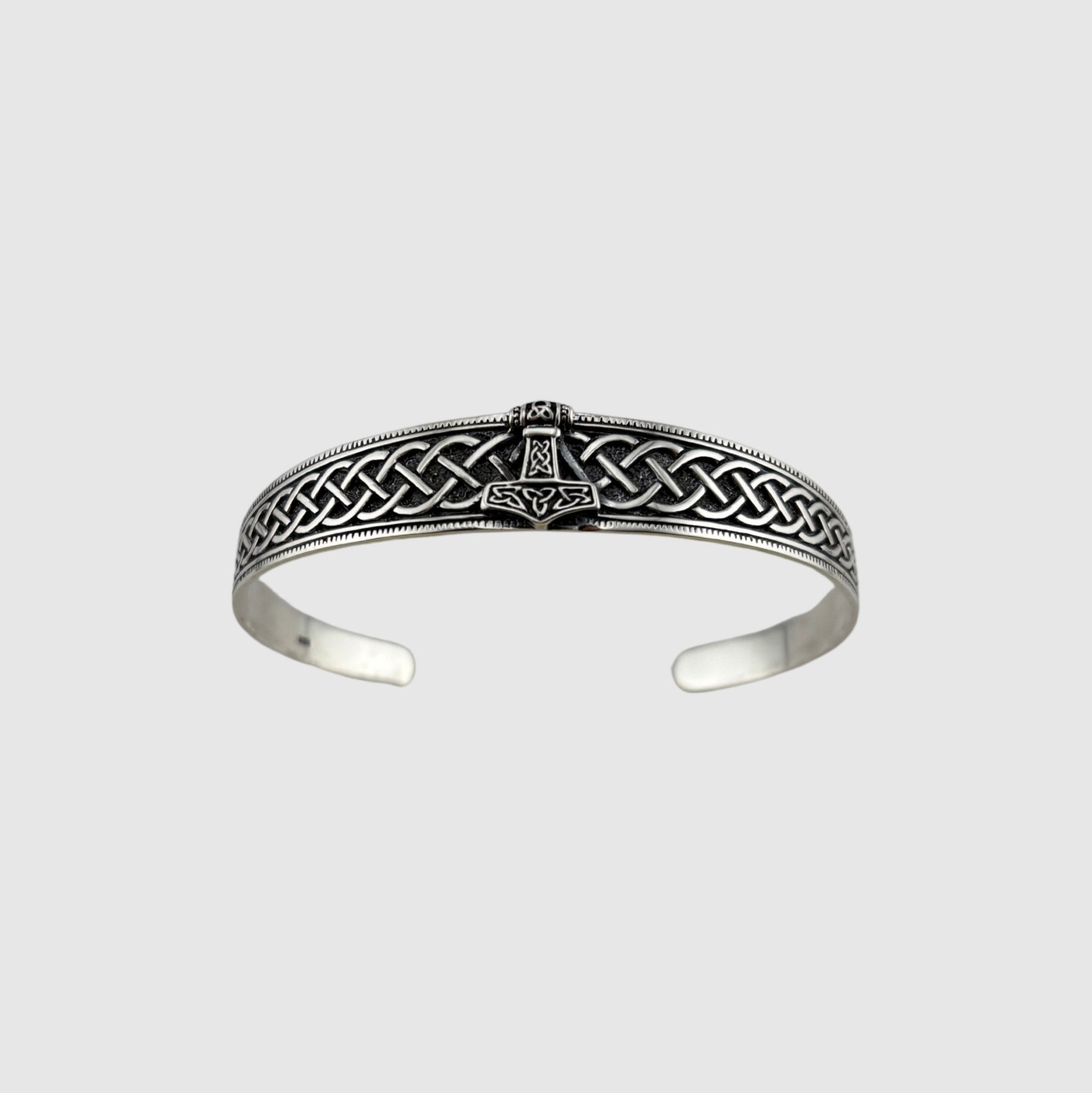 Celtic Anchor Cuff (Silver) - Bracelet - Men's Jewellery