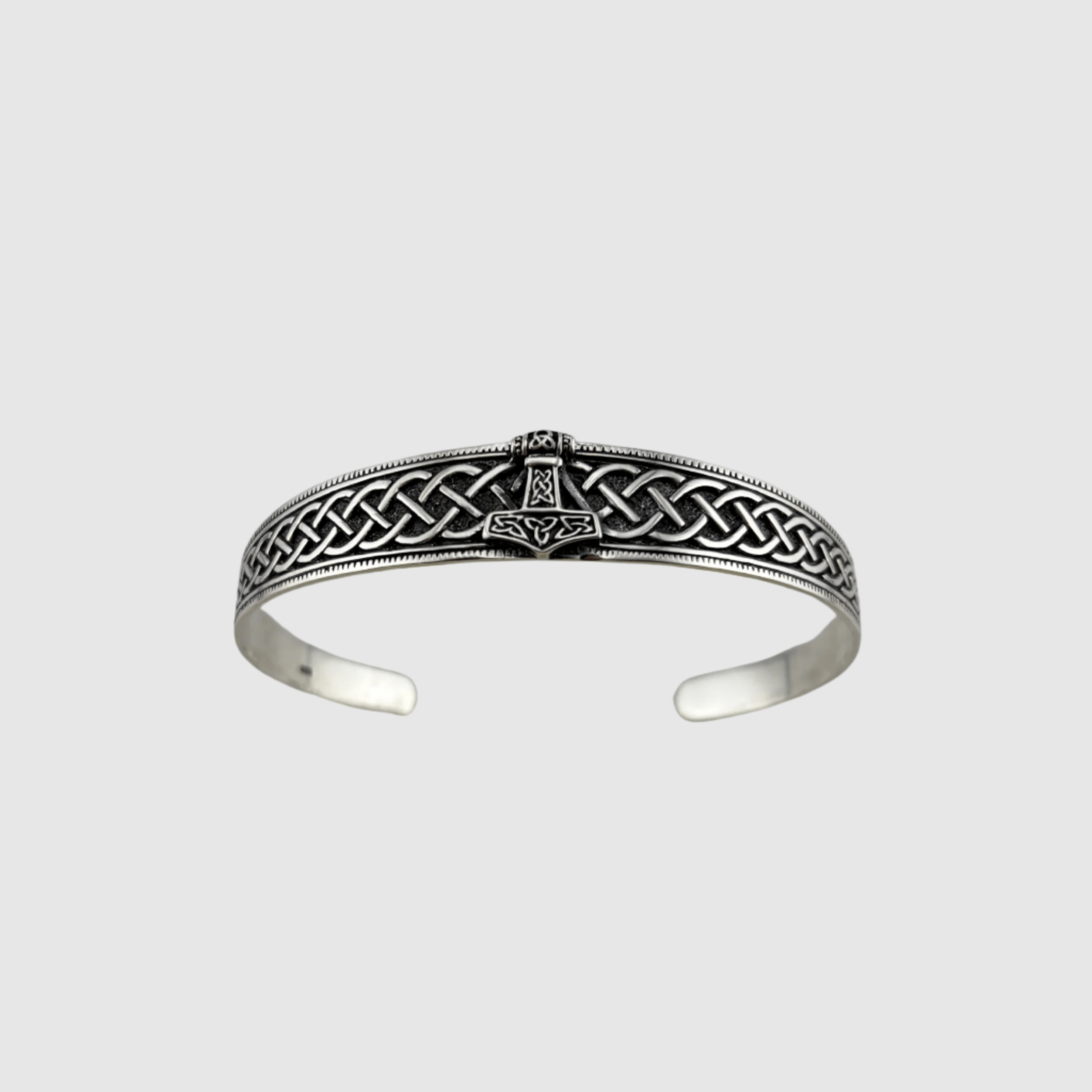 Celtic Anchor Cuff (Silver) - Bracelet - Men's Jewellery