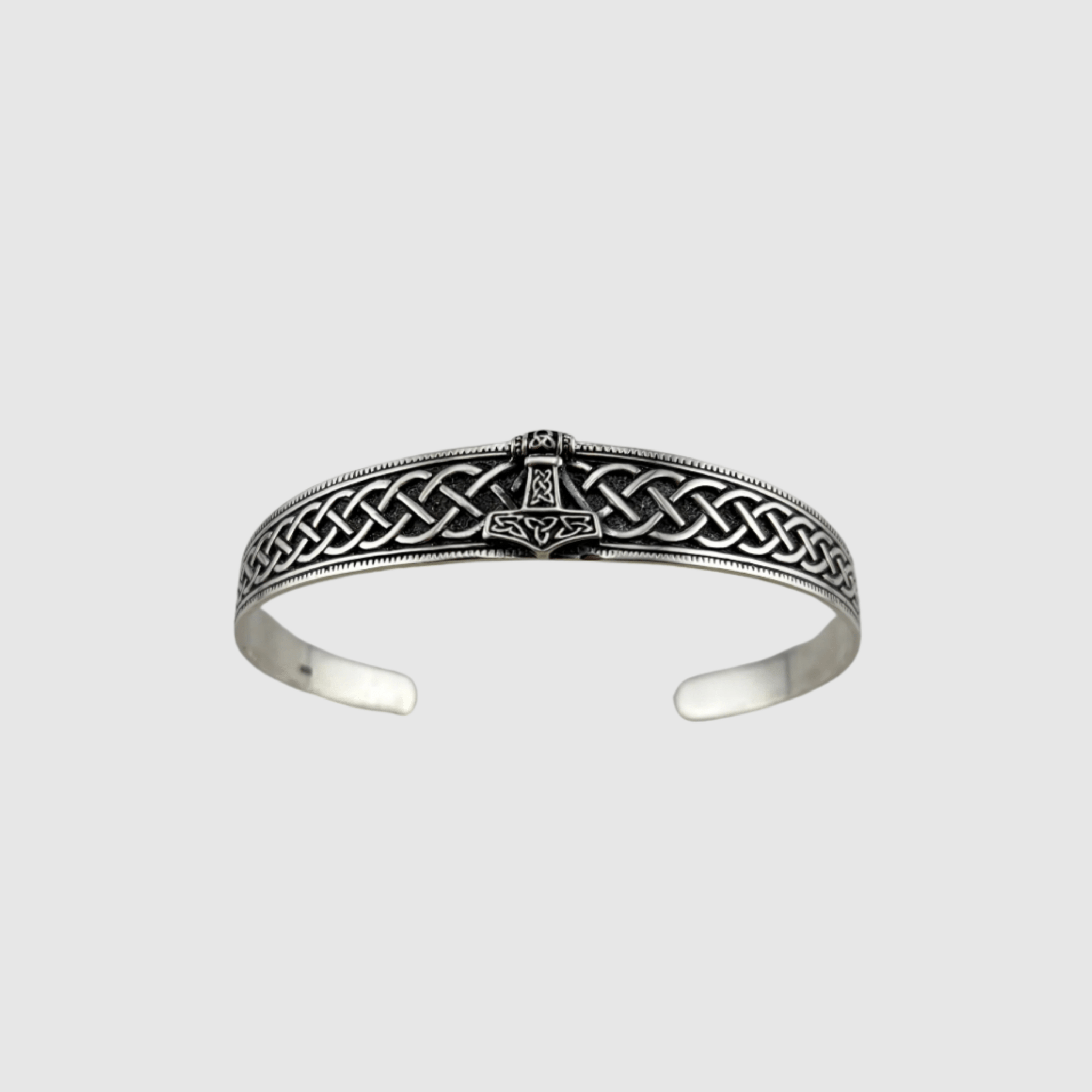 Celtic Anchor Cuff (Silver) - Bracelet - Men's Jewellery