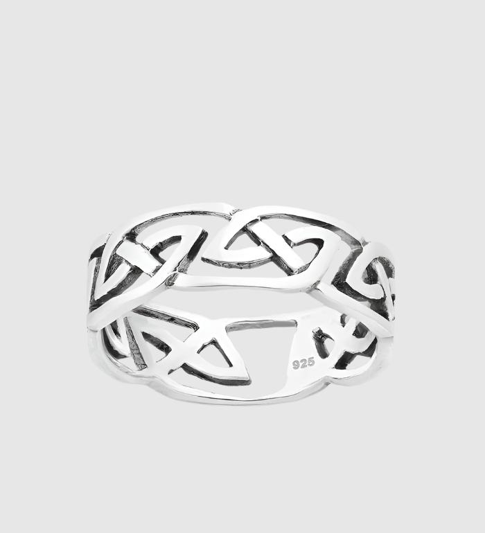 Celtic Band (Silver) - Ring - Men's Jewellery