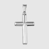 Classic Christian Cross (925 Sterling Silver) - Pendant - Men's Jewellery