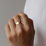 Classic Flat Ring - 5mm (Gold Vermeil) - Ring - Men's Jewellery