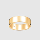 Classic Flat Ring - 7mm (Gold Vermeil) - Ring - Men's Jewellery