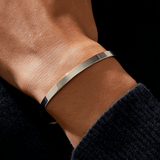 Classic Mens Cuff (925 Sterling Silver) - Bracelet - Men's Jewellery