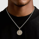 Compass (Silver) - Pendant - Men's Jewellery