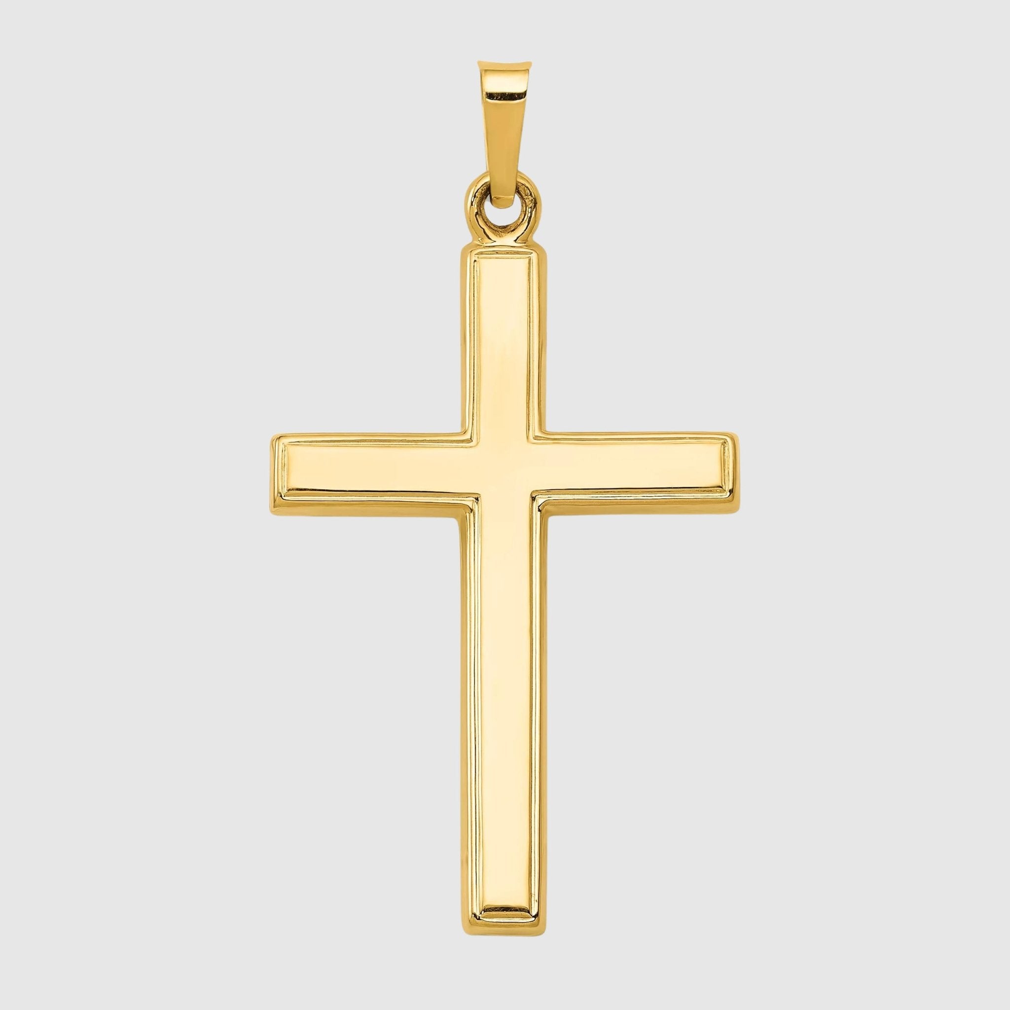 Cross (Gold) - Pendant - Men's Jewellery