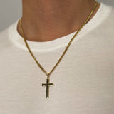 Cross (Gold Vermeil) - Pendant - Men's Jewellery