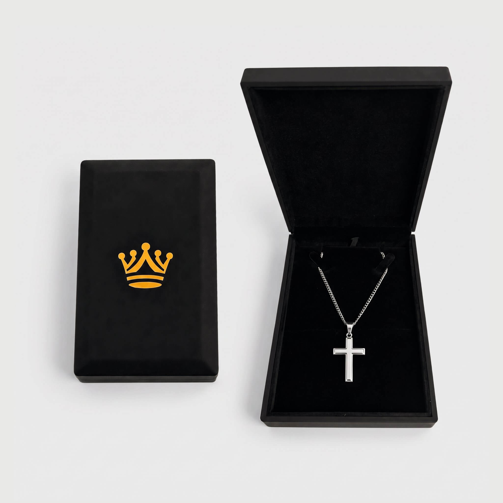 Cross Pendant (Silver) - Pendant - Men's Jewellery