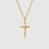 Crucifix (Gold) - Pendant - Men's Jewellery