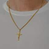Crucifix (Gold) - Pendant - Men's Jewellery
