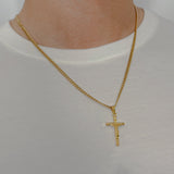 Crucifix (Gold) - Pendant - Men's Jewellery