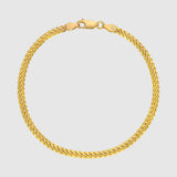 Cuban Bracelet - 3mm (Gold Vermeil) - Bracelet - Men's Jewellery