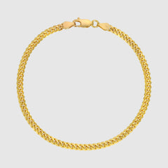 Cuban Bracelet - 3mm (Gold Vermeil) - Bracelet - Men's Jewellery