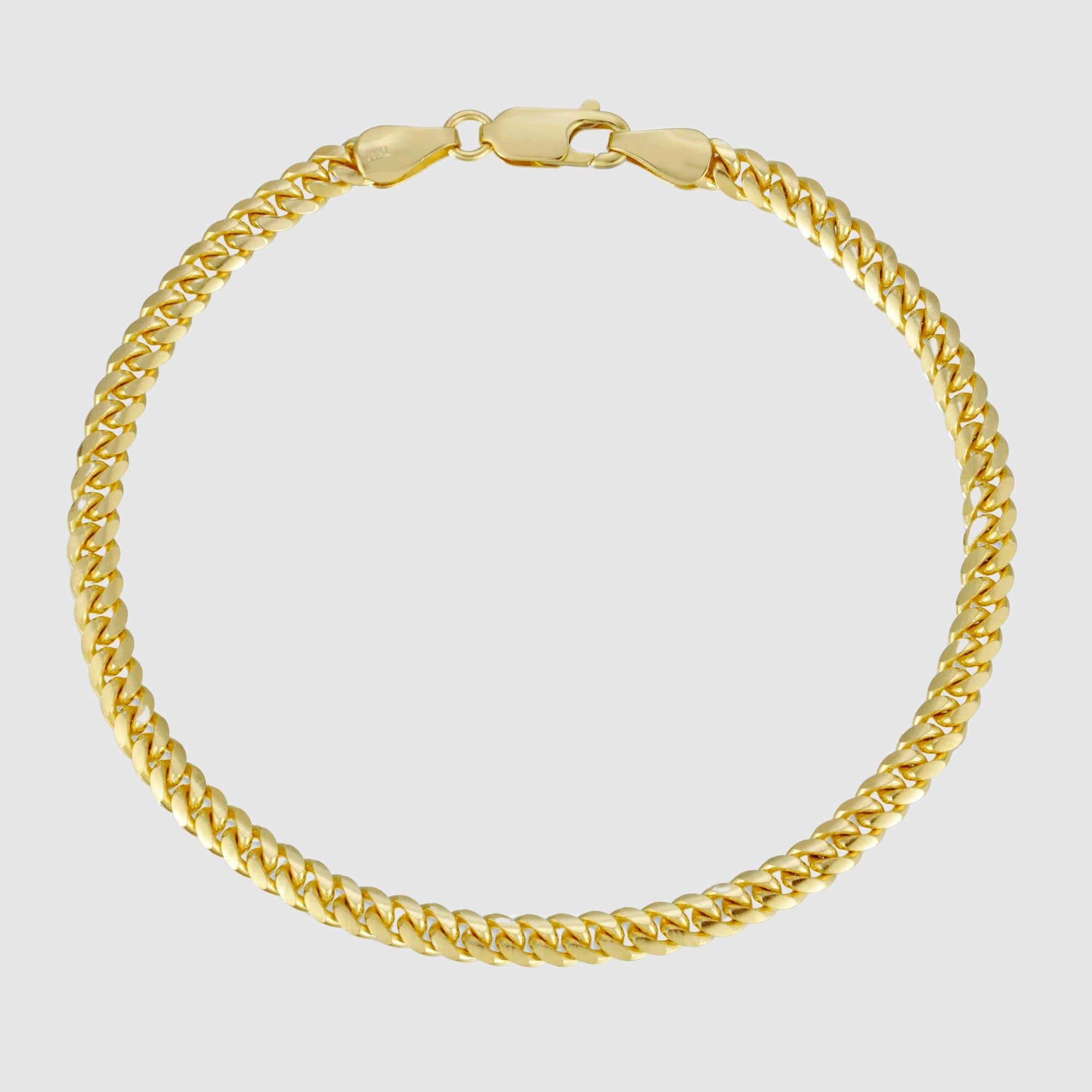 Cuban Bracelet - 5mm (Gold) - Bracelet - Men's Jewellery