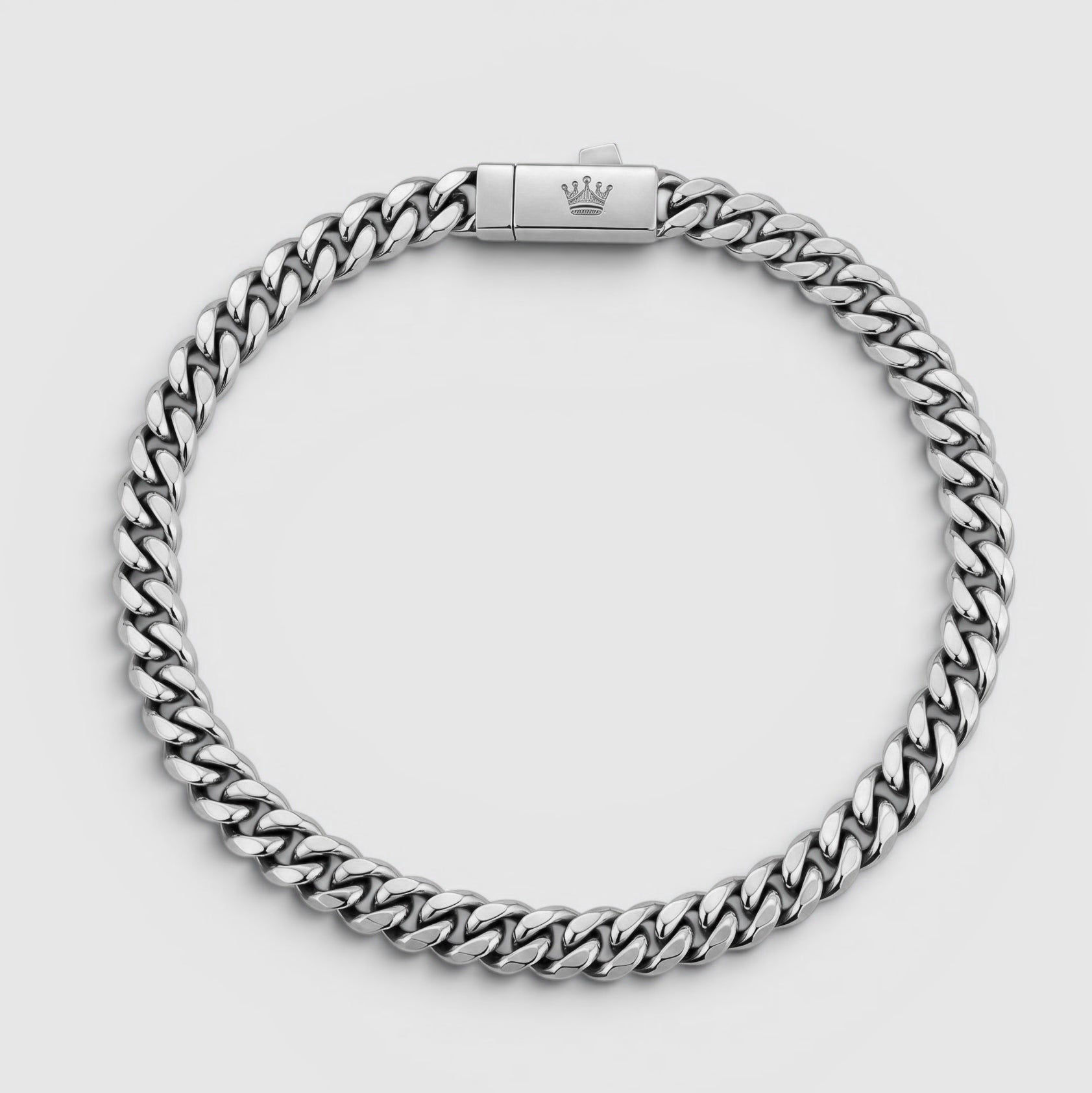 Cuban Bracelet - 5mm (Silver) - Bracelet - Men's Jewellery