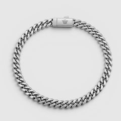 Cuban Bracelet - 5mm (Silver) - Bracelet - Men's Jewellery