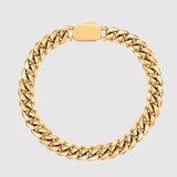 Cuban Bracelet - 8mm (Gold) - Bracelet - Men's Jewellery