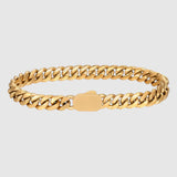 Cuban Bracelet - 8mm (Gold) - Bracelet - Men's Jewellery