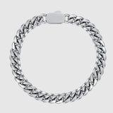 Cuban Bracelet - 8mm (Silver) - Bracelet - Men's Jewellery