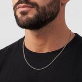 Cuban Chain - 2mm (925 Sterling Silver) - Chain - Men's Jewellery