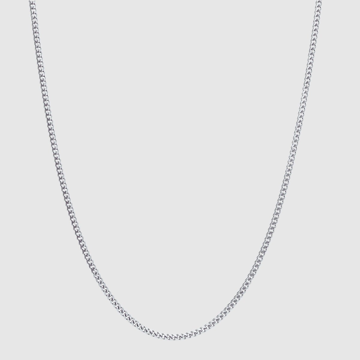 Cuban Chain - 2mm (925 Sterling Silver) - Chain - Men's Jewellery