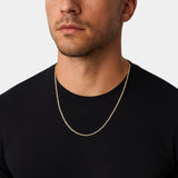Cuban Chain - 2mm (Gold) - Chain - Men's Jewellery