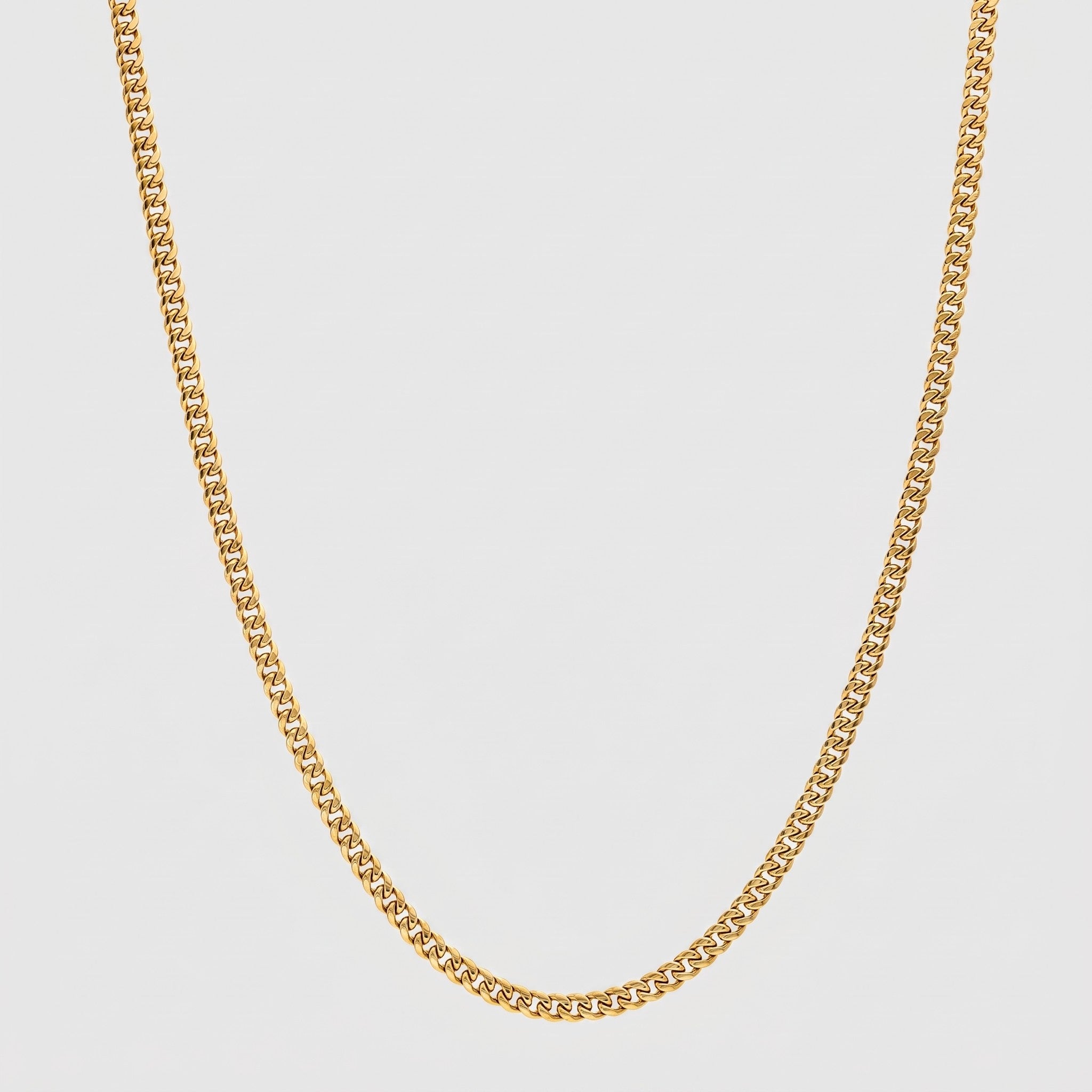 Cuban Chain - 2mm (Gold) - Chain - Men's Jewellery