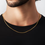 Cuban Chain - 2mm (Gold Vermeil) - Chain - Men's Jewellery
