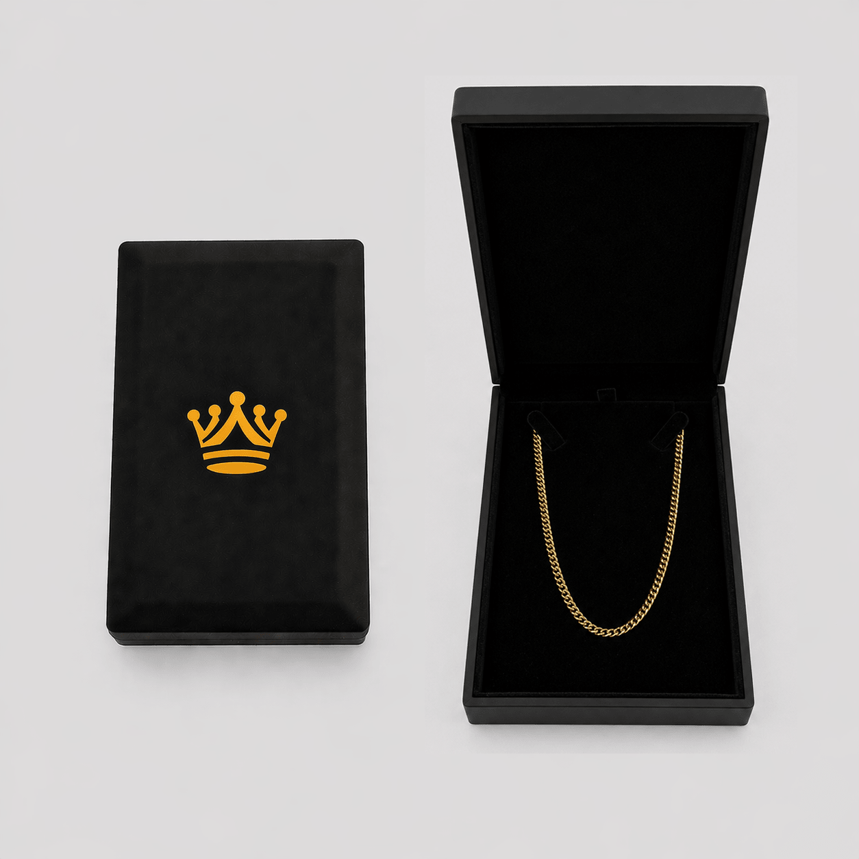 Cuban Chain - 3mm (Gold) - Chain - Men's Jewellery