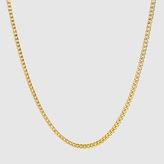 Cuban Chain - 3mm (Gold) - Chain - Men's Jewellery