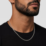 Cuban Chain - 3mm (Silver) - Chain - Men's Jewellery