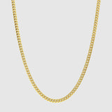 Cuban Chain - 4mm (Gold) - Chain - Men's Jewellery