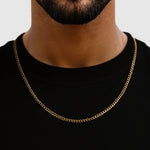 Cuban Chain - 4mm (Gold) - Chain - Men's Jewellery