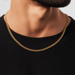 Cuban Chain - 4mm (Gold Vermeil) - Chain - Men's Jewellery