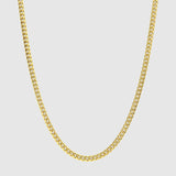 Cuban Chain - 4mm (Gold Vermeil) - Chain - Men's Jewellery